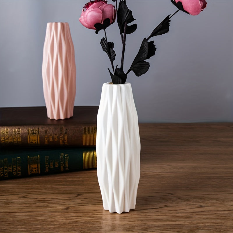 Nordic Plastic Flower Vase - DECO