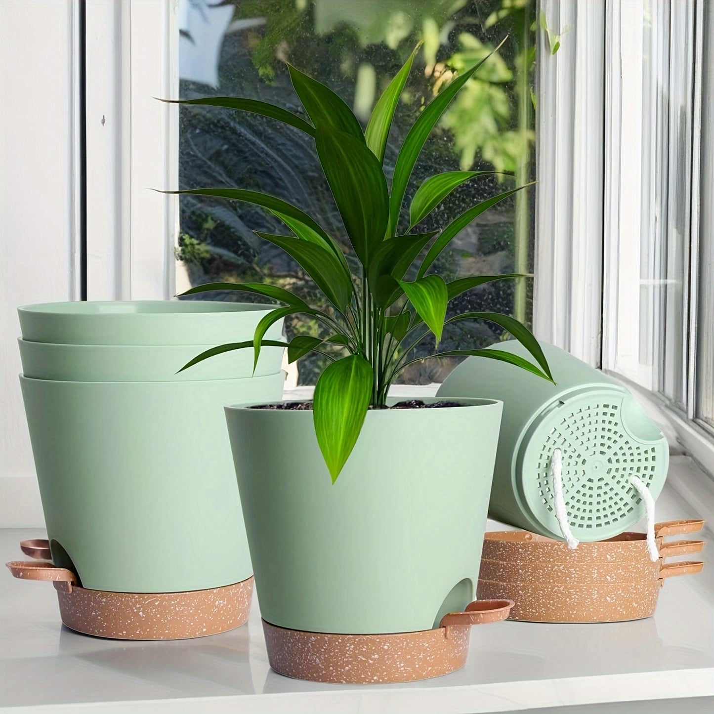 Self-Watering Planter Pots Set - DECO