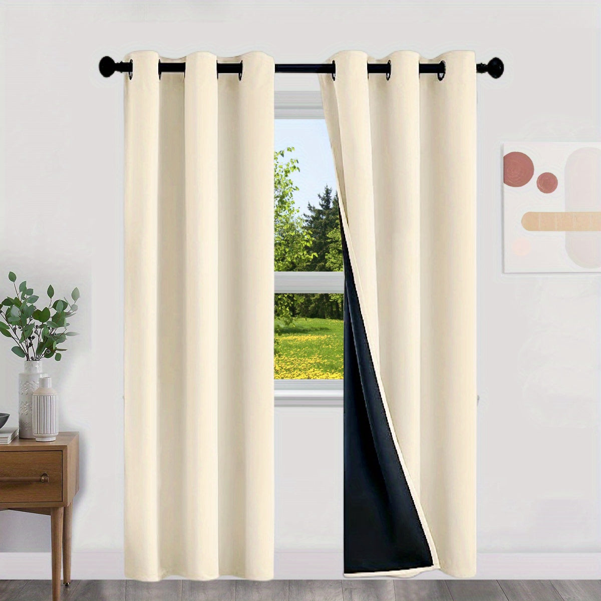 Minimalist Blackout Curtains (2 pcs)