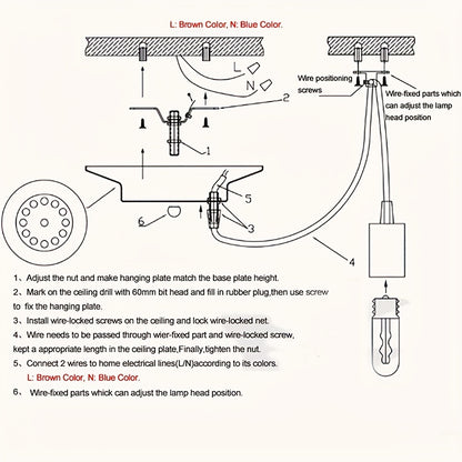 Modern Industrial Ceiling Lamp - DECO