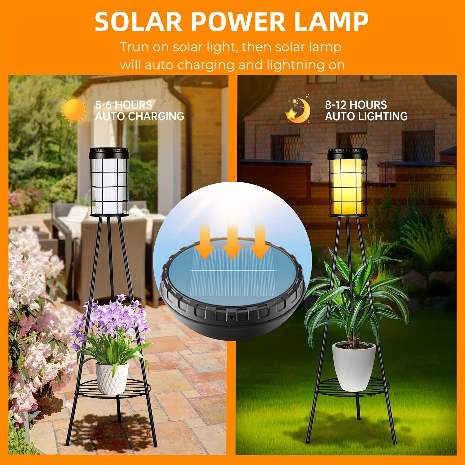 Solar Floor Lamp with Stand - DECO