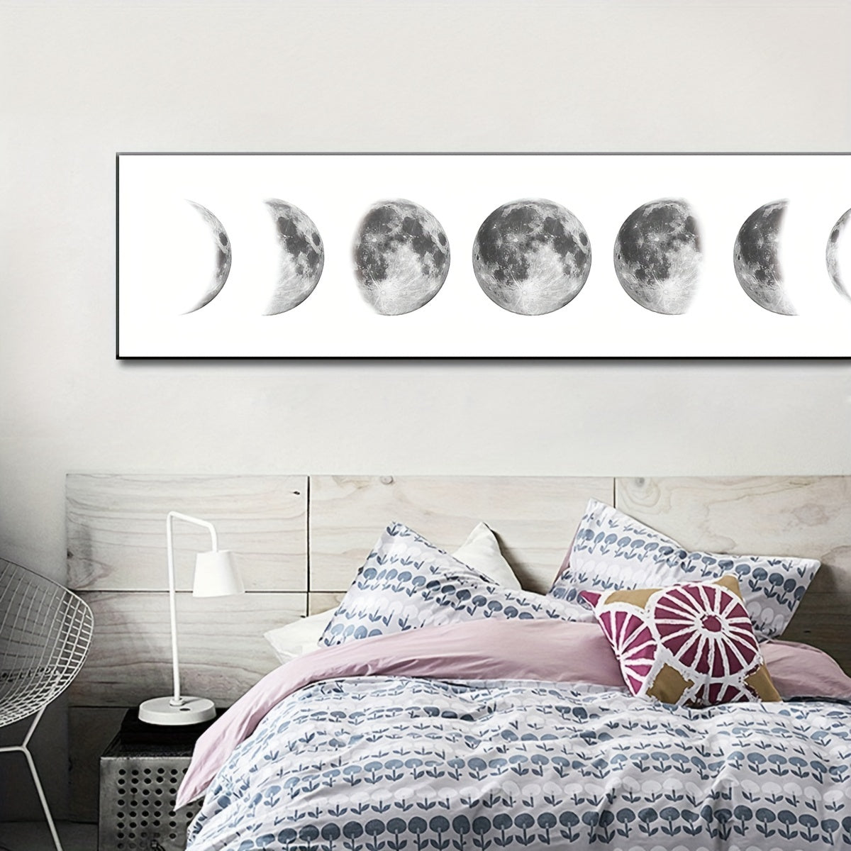 Moon Black & White Art Print - DECO