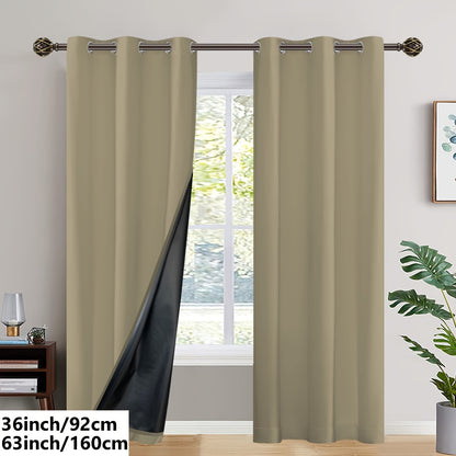 Insulated Blackout Curtains (2 pcs)