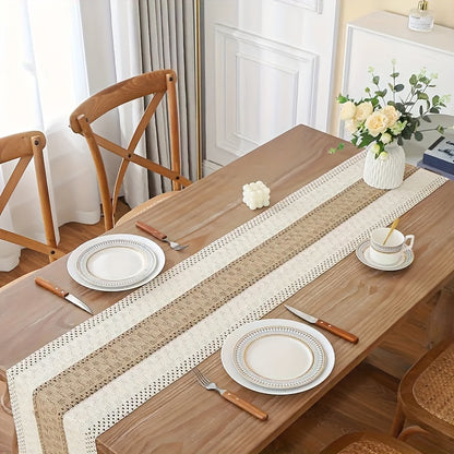 Boho Farmhouse Table Runner - DECO