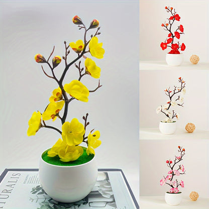 Simulation Wax Plum Bonsai - DECO