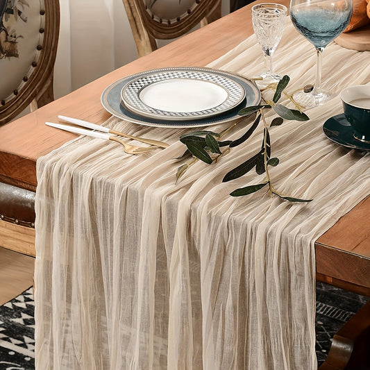 Balinese Pleated Table Runner