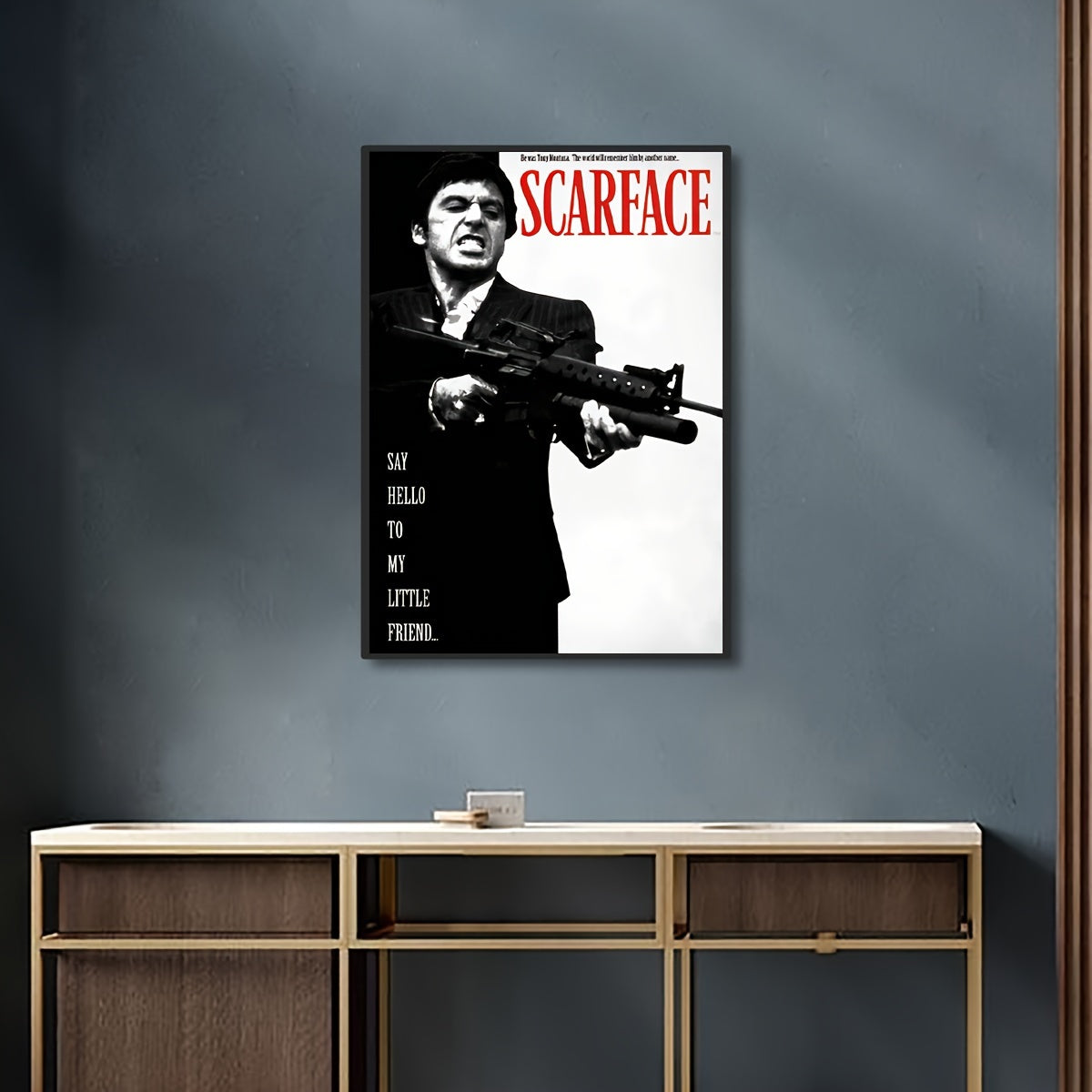 Black & White Movie Canvas Poster - DECO