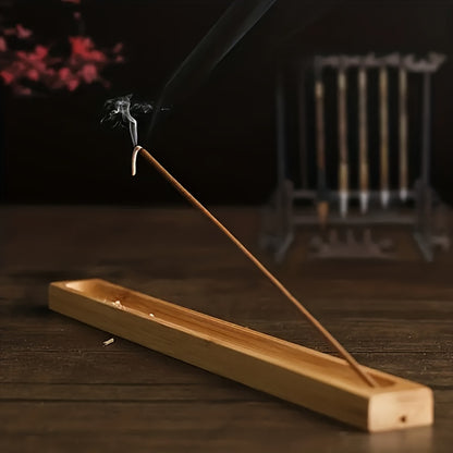 Handcrafted Bamboo Incense Holder - DECO