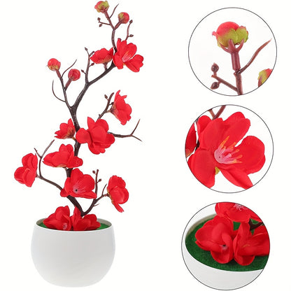 Simulation Wax Plum Bonsai - DECO