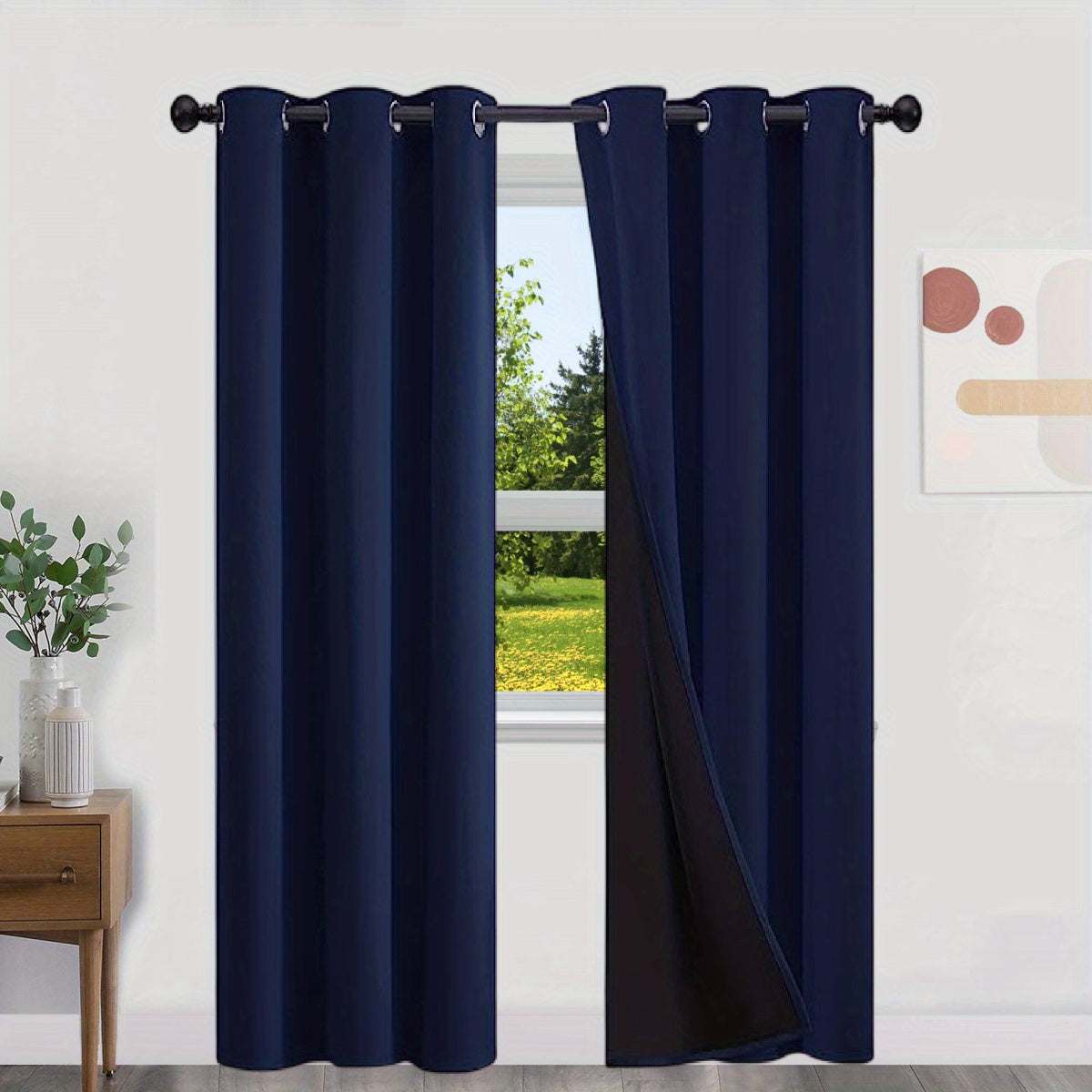 Minimalist Blackout Curtains (2 pcs)