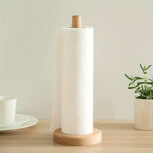 Bamboo Tissue Holder Storage Rack - DECO