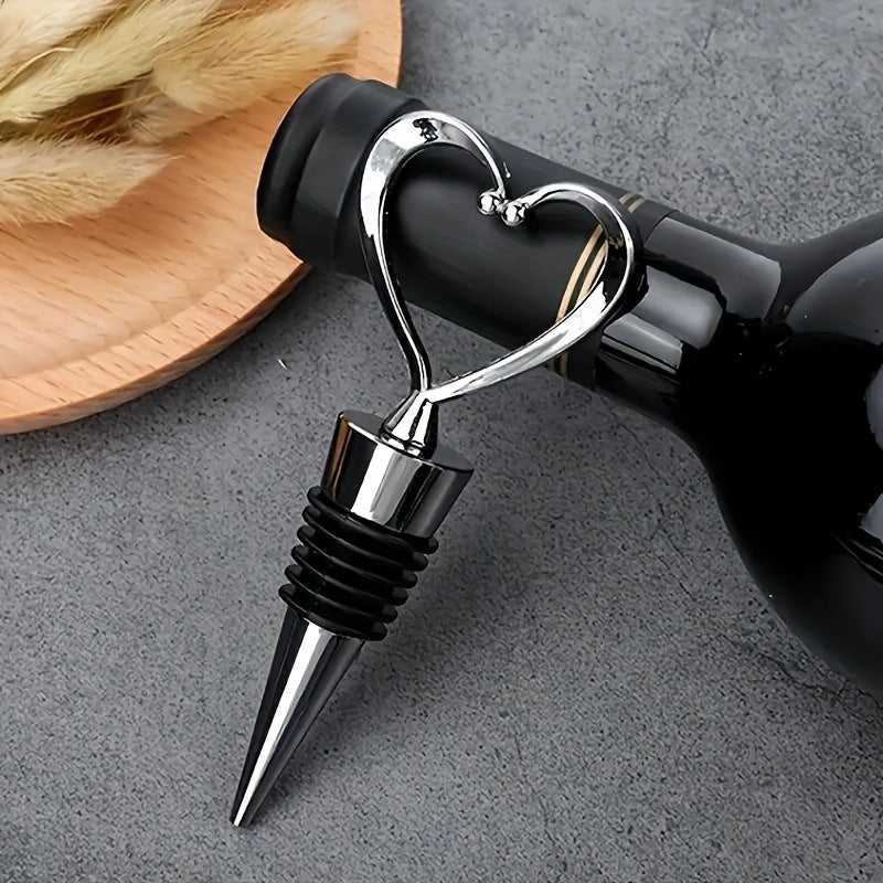 Heart-Shaped Wine Stopper - DECO