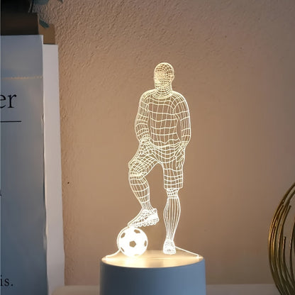 LED Football Player Night Light - DECO