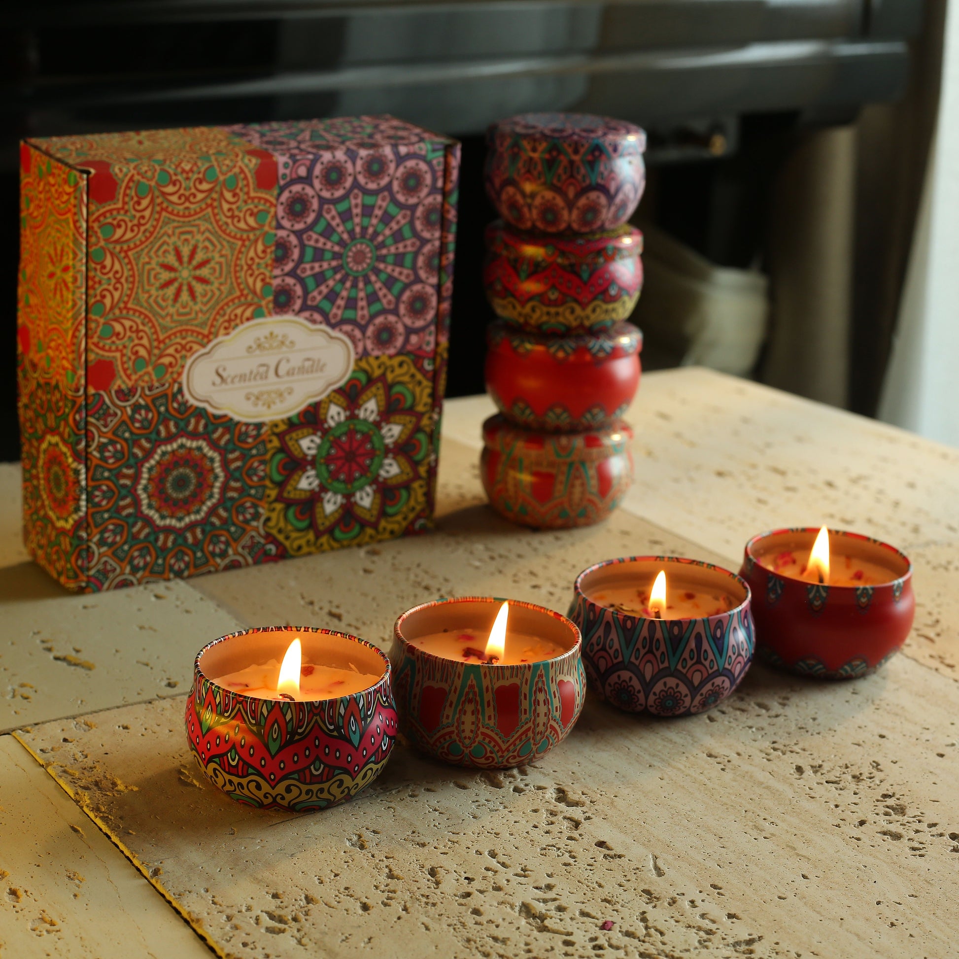 Bohemian Soy Candle Gift Set - DECO