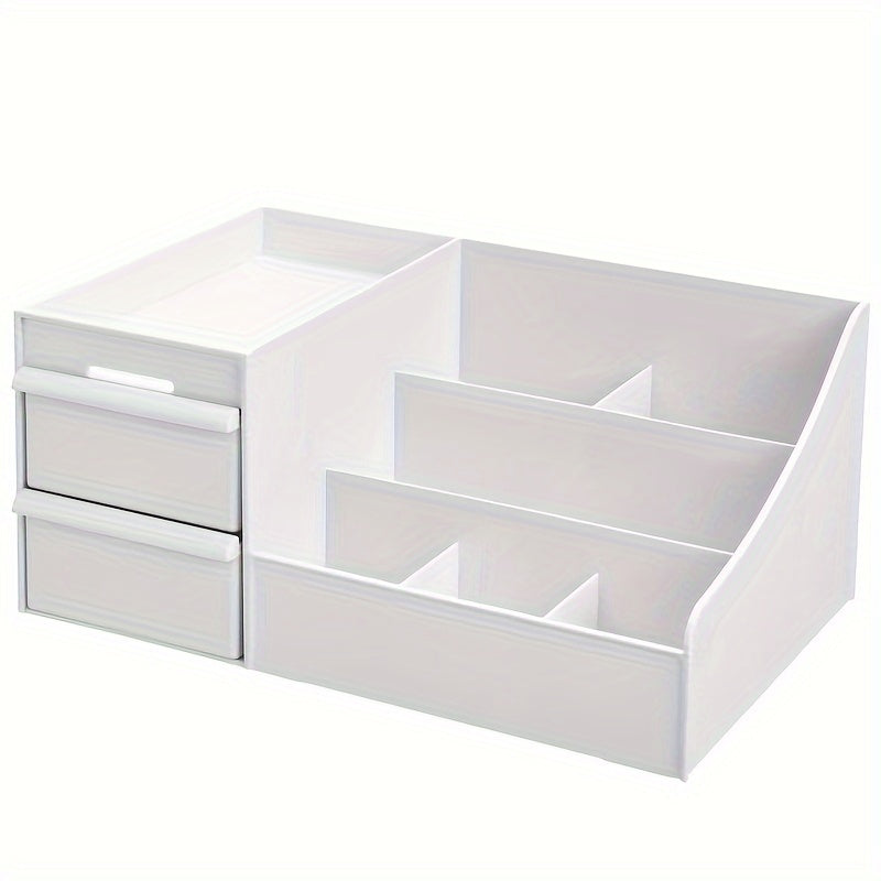 Plastic Cosmetic Storage Box with Drawers - DECO