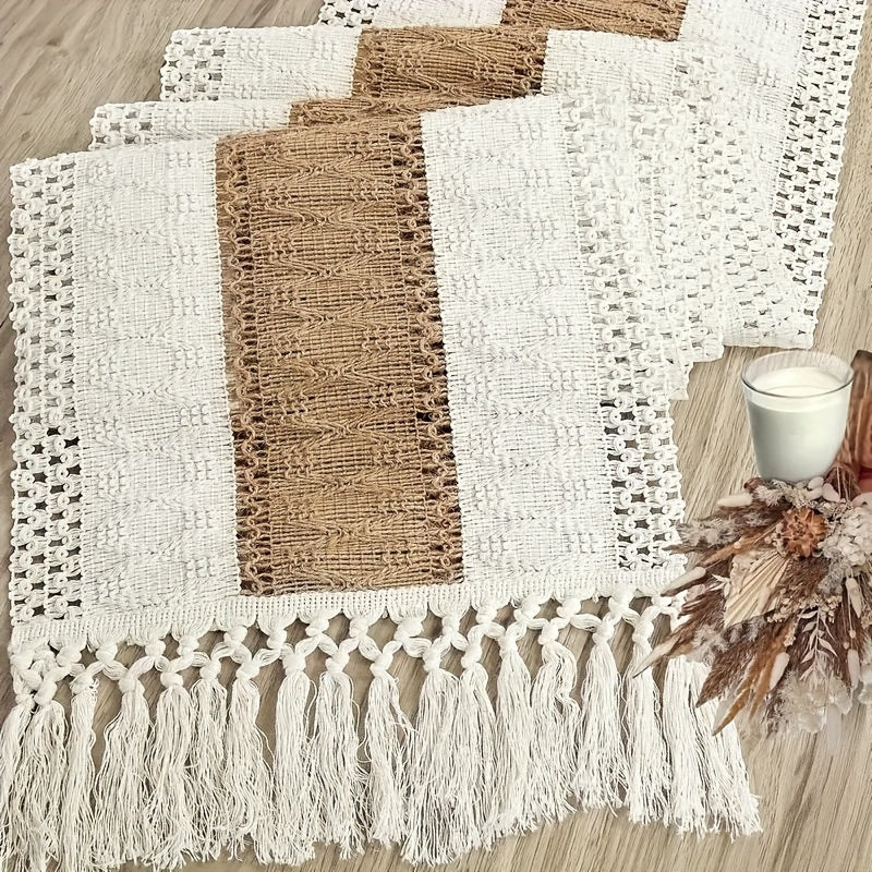 Boho Farmhouse Table Runner - DECO