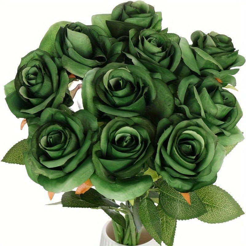 Artificial Roses (10 pcs) - DECO