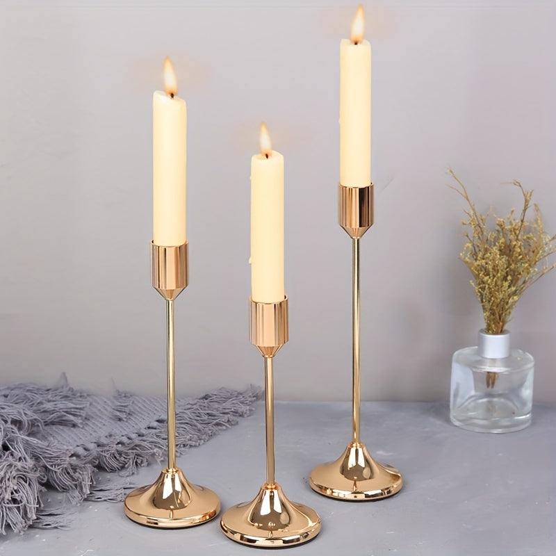 Iron Candlestick (3pcs) - DECO