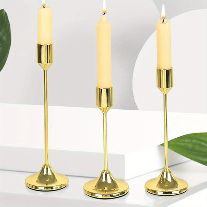 Iron Candlestick (3pcs) - DECO