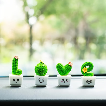 Lovey Dovey Cactus Decorations (4 pcs) - DECO