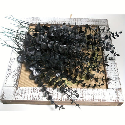 Black Eucalyptus Leaves (10 pcs) - DECO