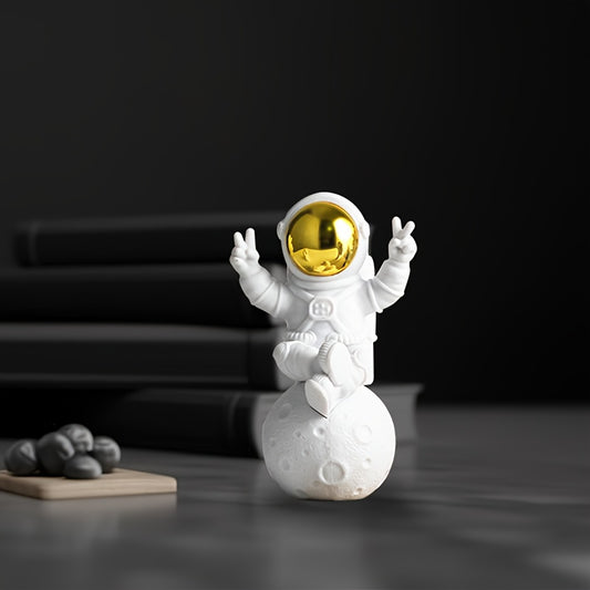 Astronaut Figurine Resin Decor - DECO